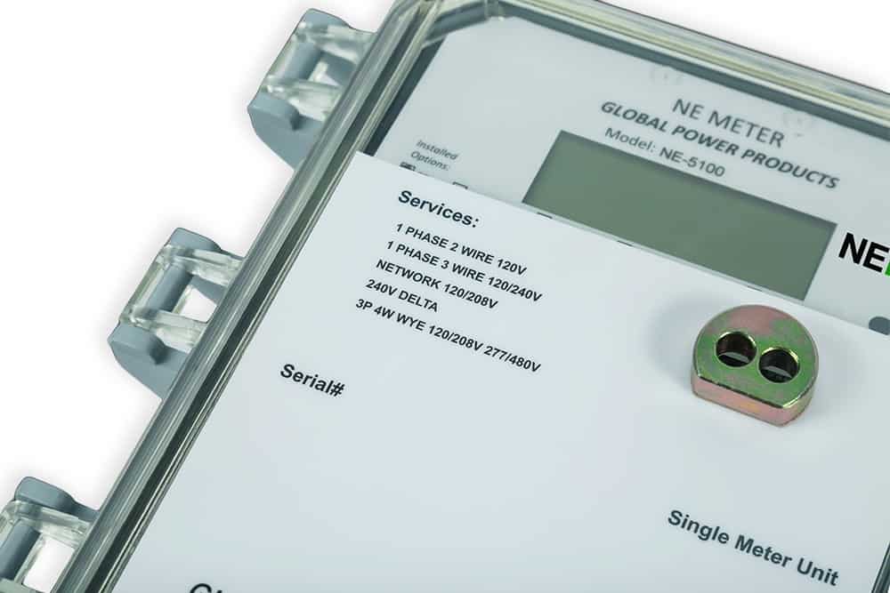 Surface Mount Meter close up angled view